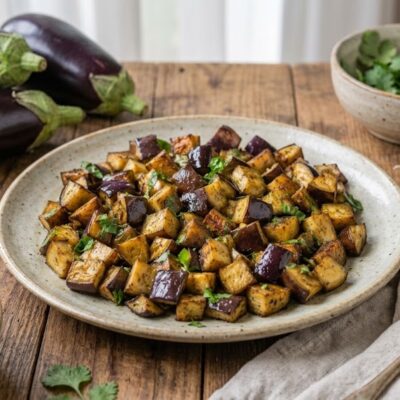 AUBERGINES FRITES