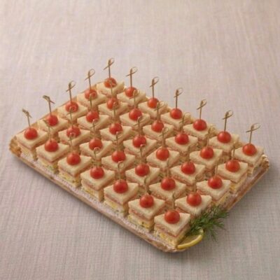 Mini club sandwich saumon