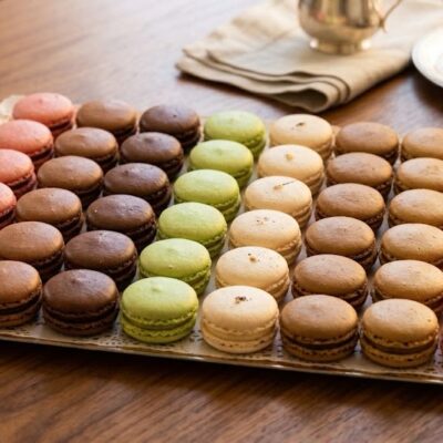 Plateau macarons