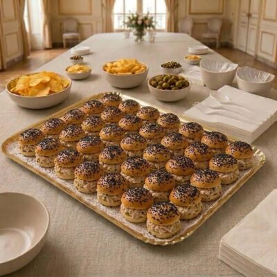 Plateau navette mousse thon