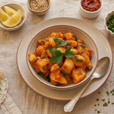 pomme de terre harissa